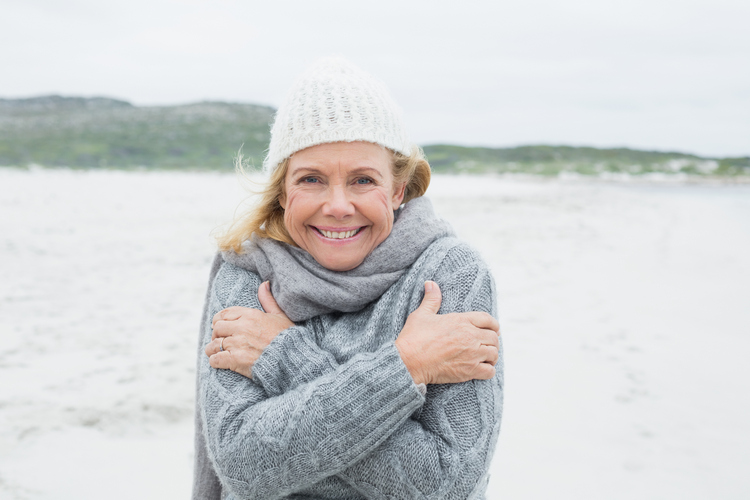 femme qui a froid