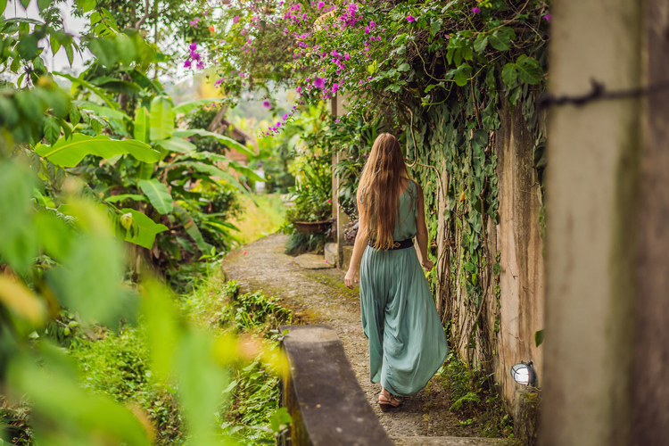 femme à Bali