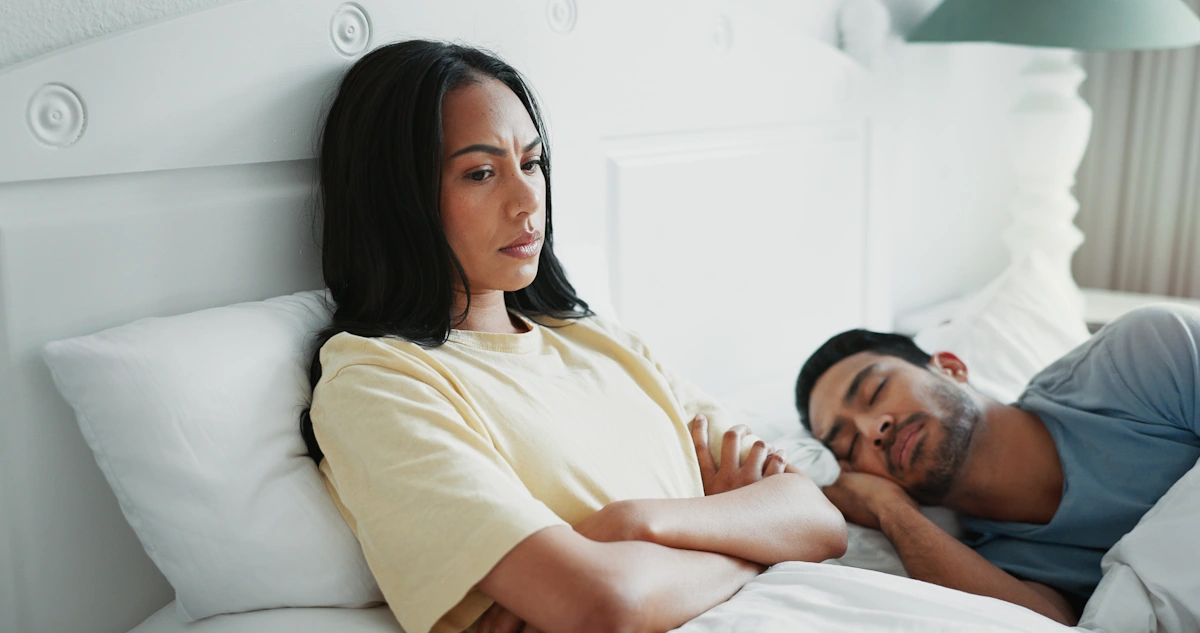 Une femme épuisée émotionnellement
