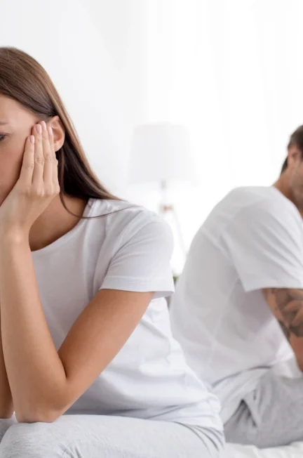 Un couple qui se fait la tête