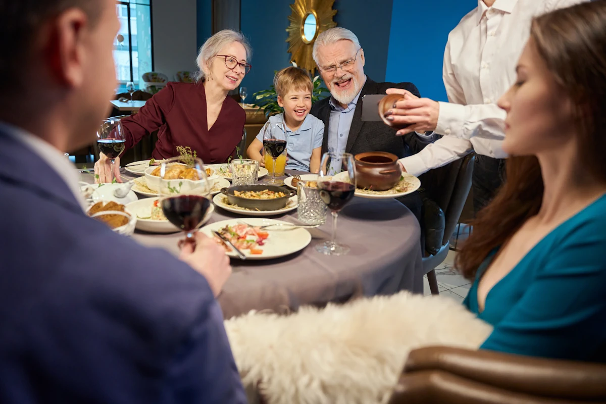 Repas en famille